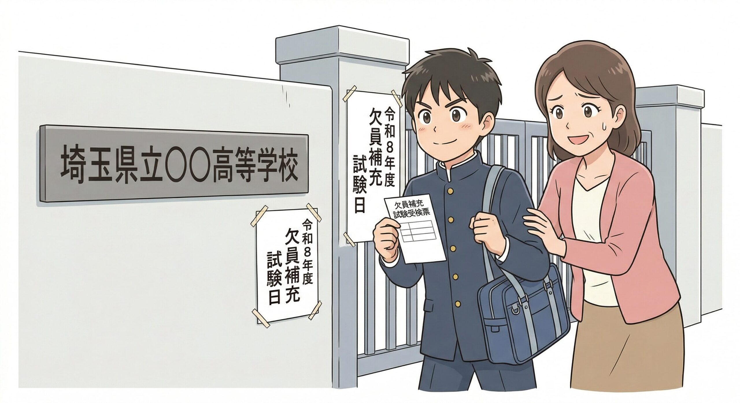 埼玉公立高二次募集手順