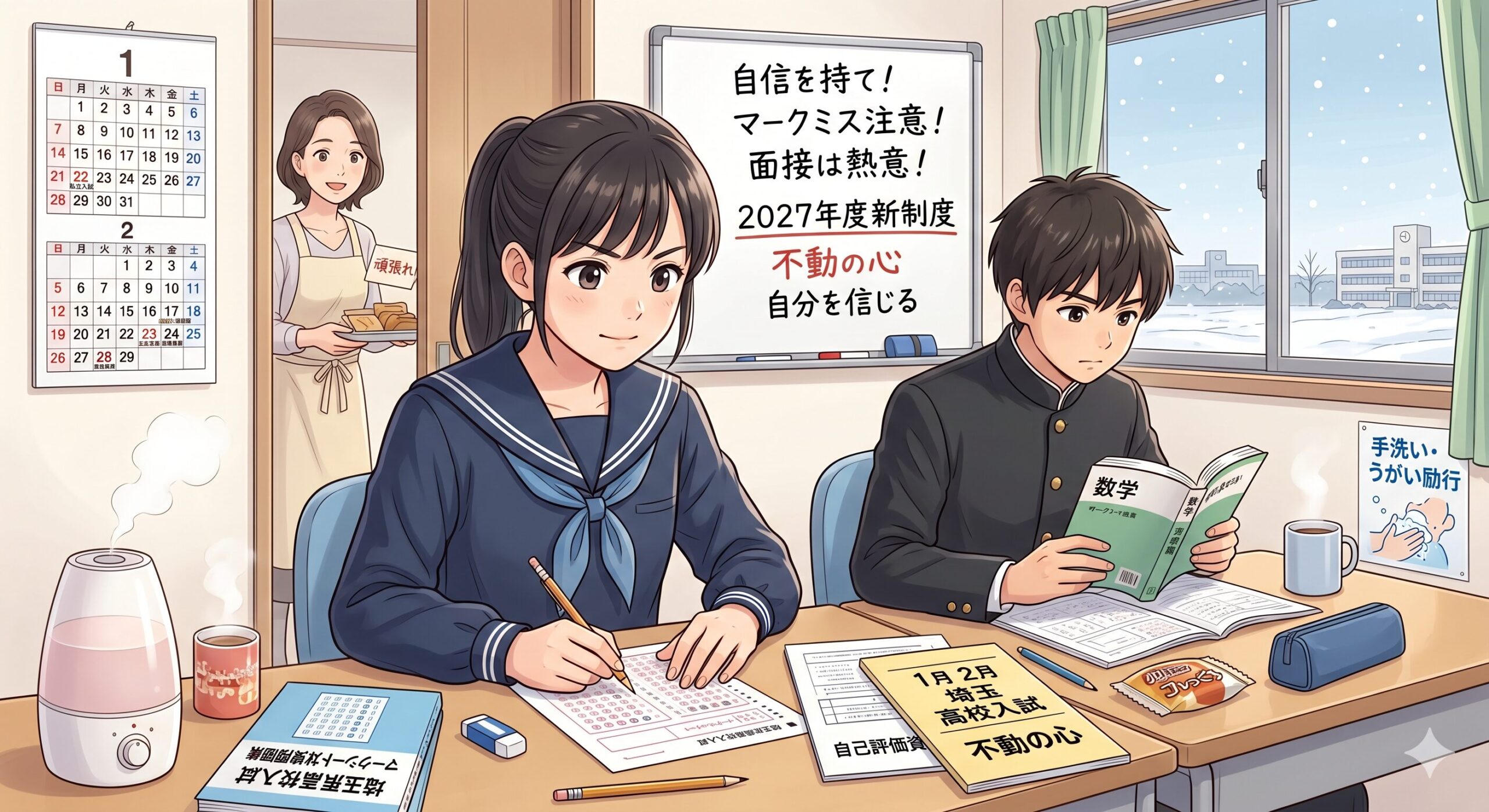 1月2月の追い込み｜埼玉高校入試のメンタル術