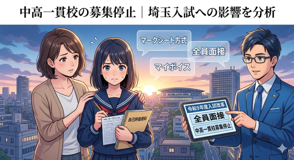 中高一貫校の募集停止｜埼玉入試への影響を分析