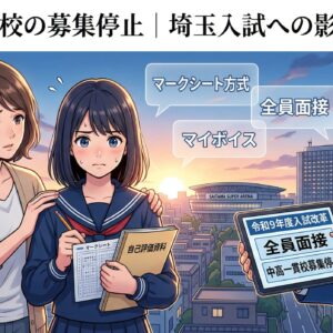 中高一貫校の募集停止｜埼玉入試への影響を分析