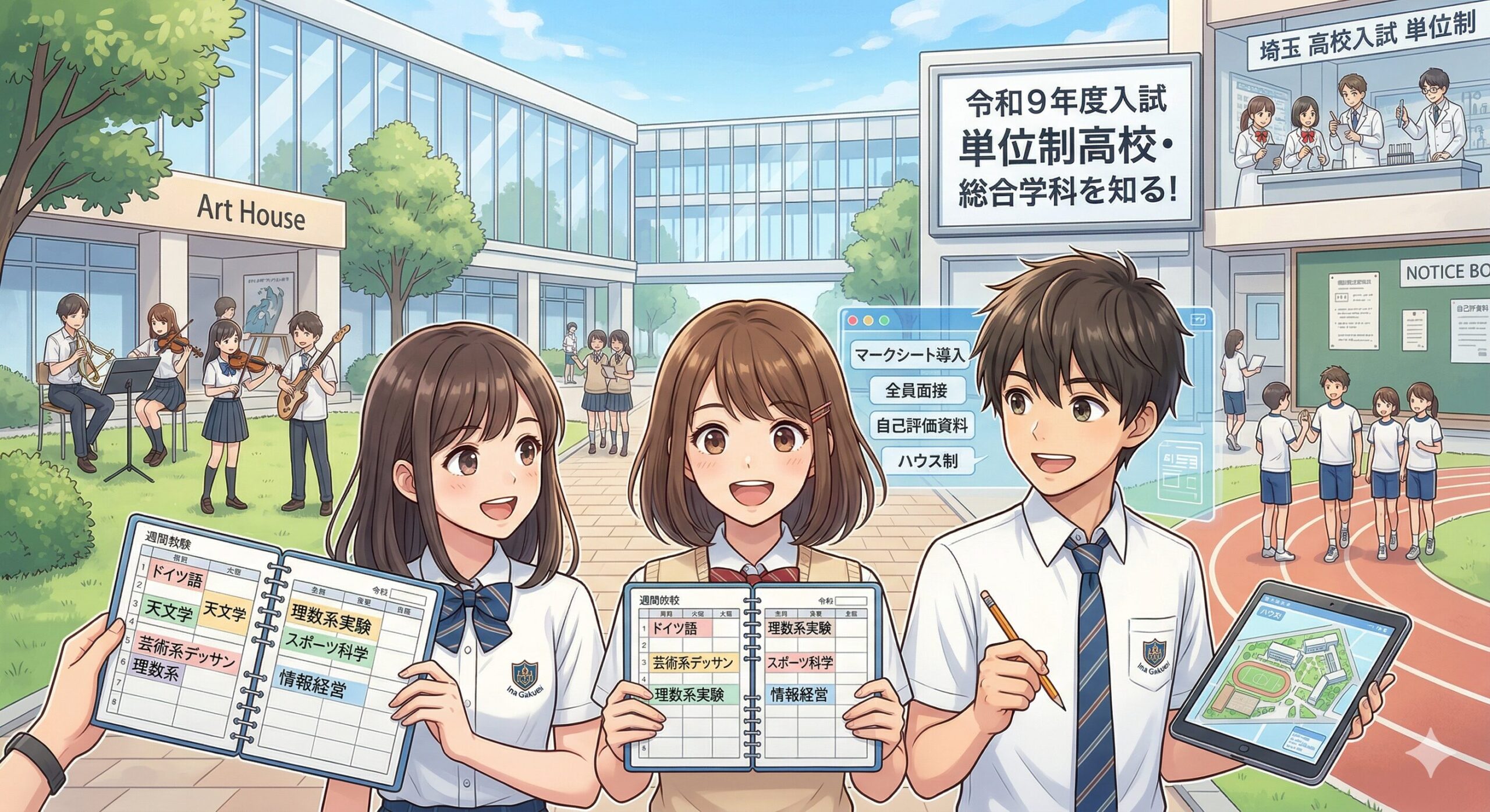 単位制高校入試（伊奈学等）｜普通科との違いは