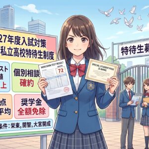 埼玉県の私立高校特待生の学校別条件