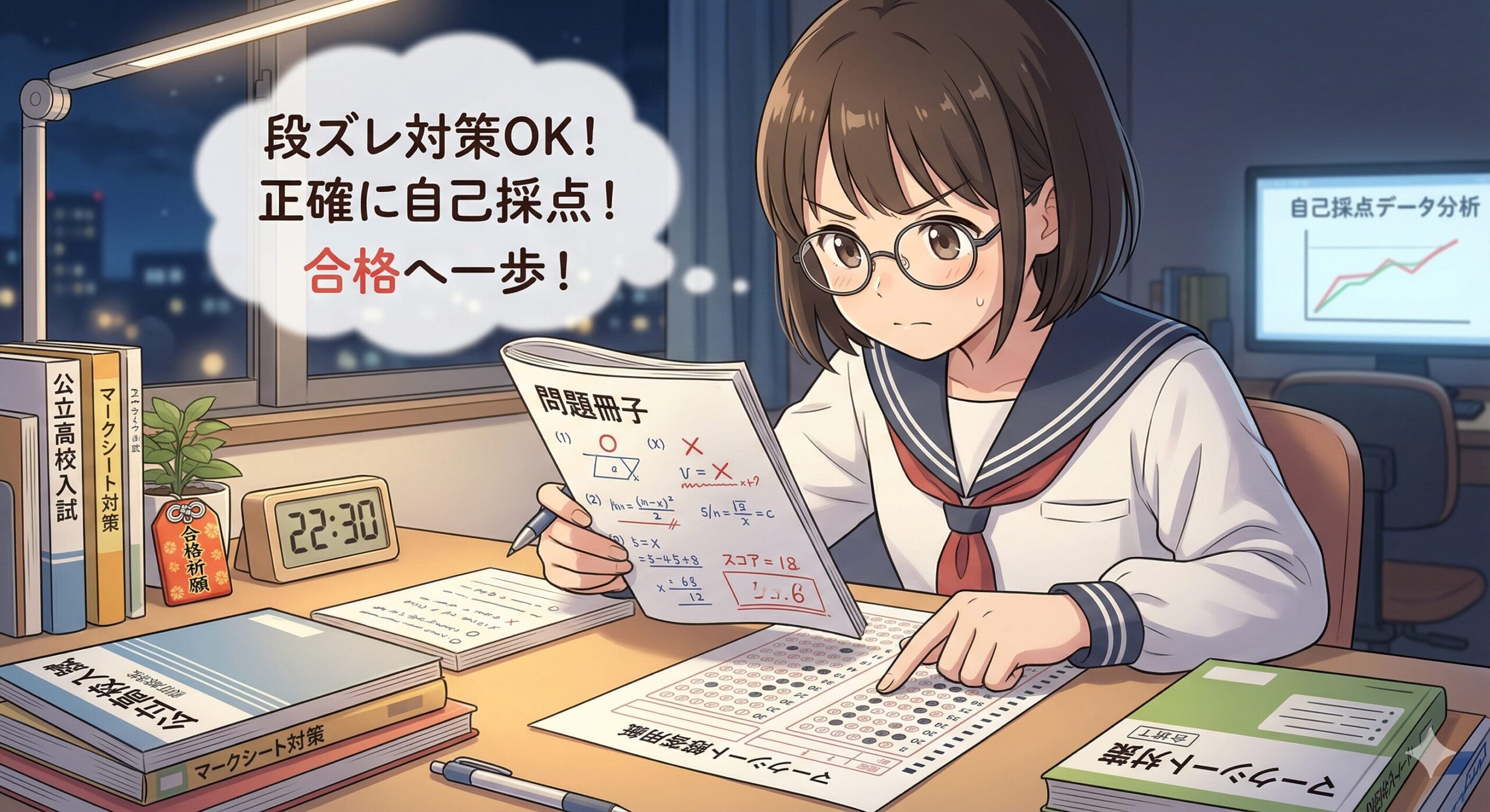 埼玉県高校入試｜マークシート化の自己採点ミス？正しい得点計算術