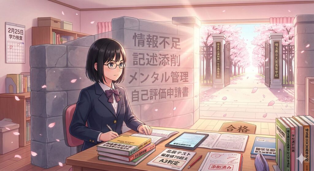 塾なし独学で浦和一女大宮に合格？限界点を公開