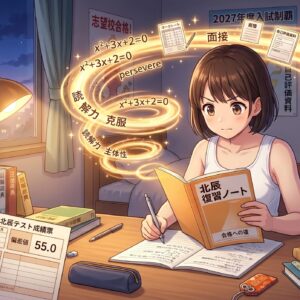 夏休み明け北辰テスト｜偏差値を戻す魔法の復習