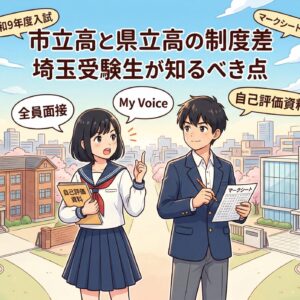 市立高と県立高の制度差｜埼玉受験生が知るべき点