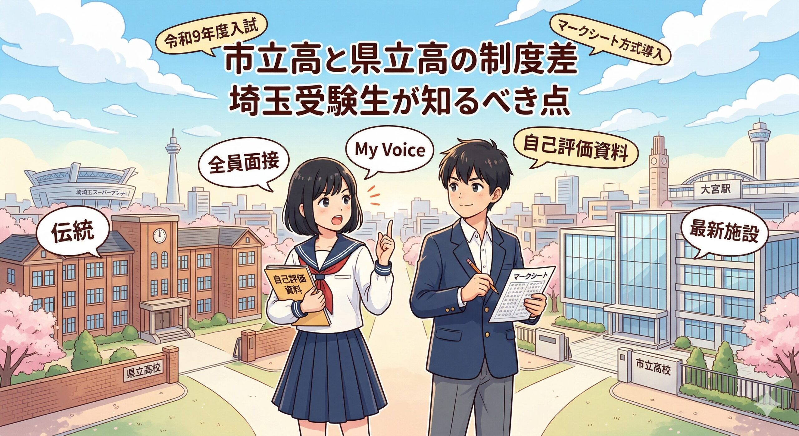 市立高と県立高の制度差｜埼玉受験生が知るべき点