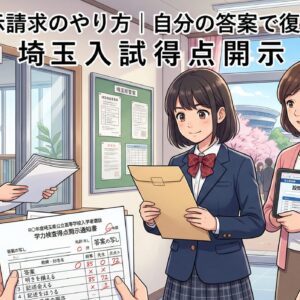 得点開示請求のやり方｜自分の答案で復習する方法