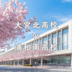 大宮北高校と浦和南高校