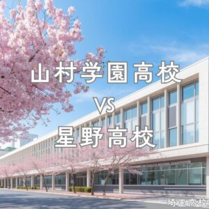 山村学園高校と星野高校