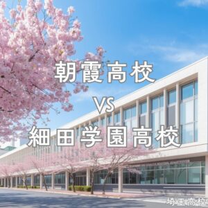 朝霞高校と細田学園高校