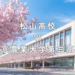 松山高校と東京農業大学第三高校