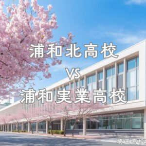 浦和北高校と浦和実業高校