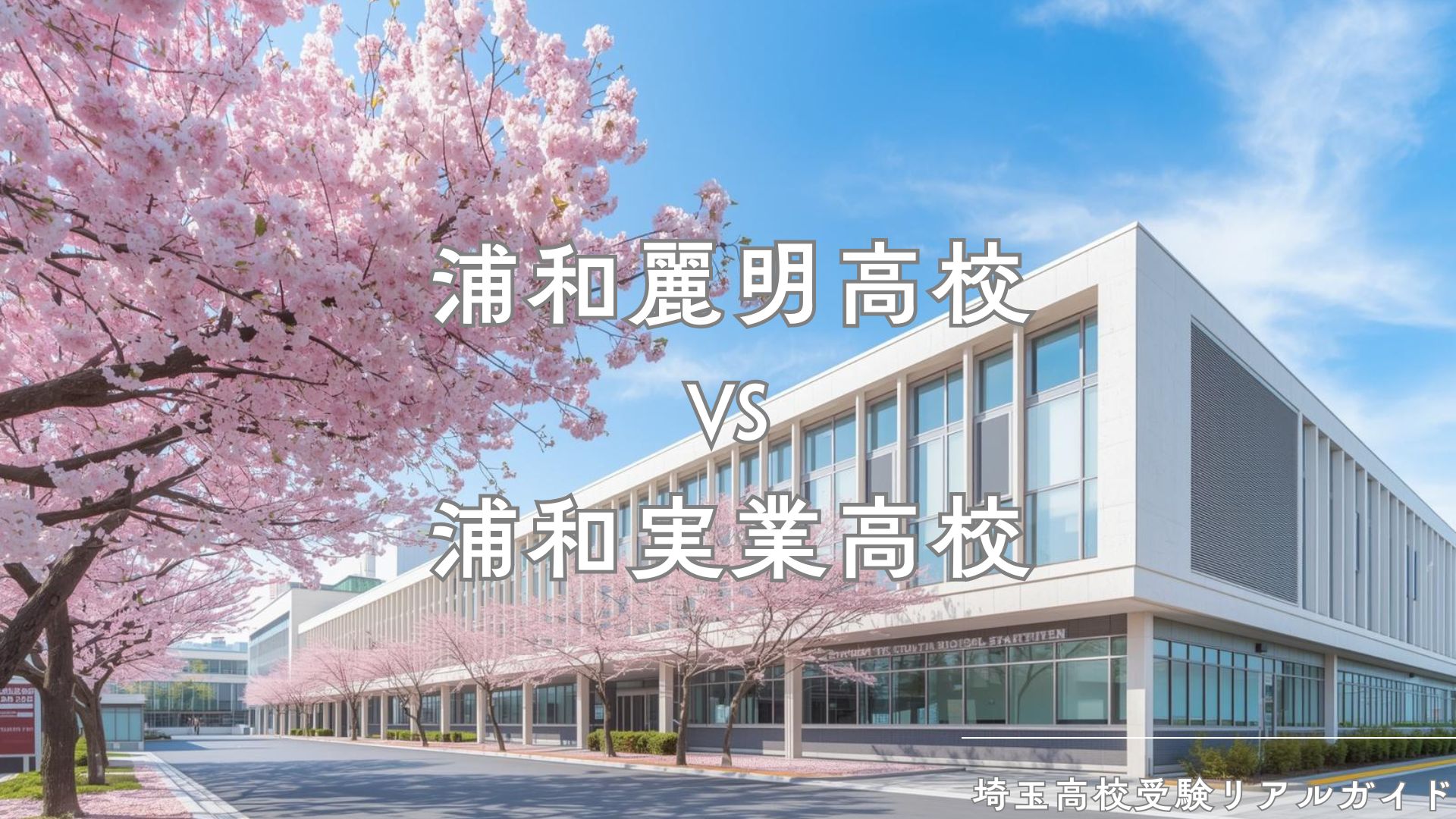 浦和麗明高校と浦和実業高校