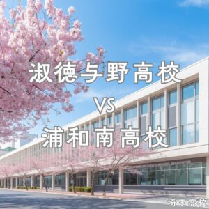 淑徳与野高校と浦和南高校