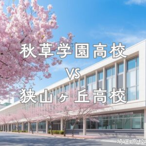 秋草学園高校と狭山ヶ丘高校