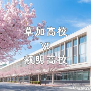 草加高校と叡明高校