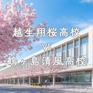 越生翔桜高校と鶴ヶ島清風高校