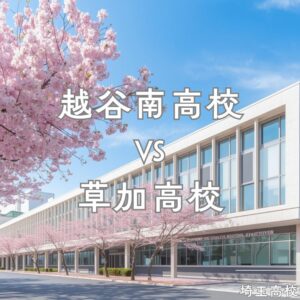越谷南高校と草加高校